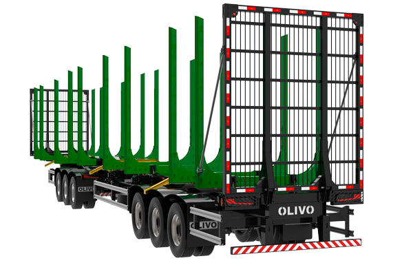 Semirreboque Florestal Bitrenzão